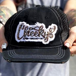 Leopard Print Cheekys hat